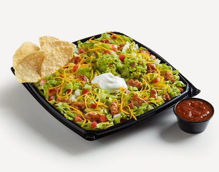 Calories in Del Taco Taco Salad with Fresh Guac (Grilled Chicken)
