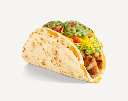 Calories in Del Taco SQT - Grilled Chicken & Guac'd Up Taco