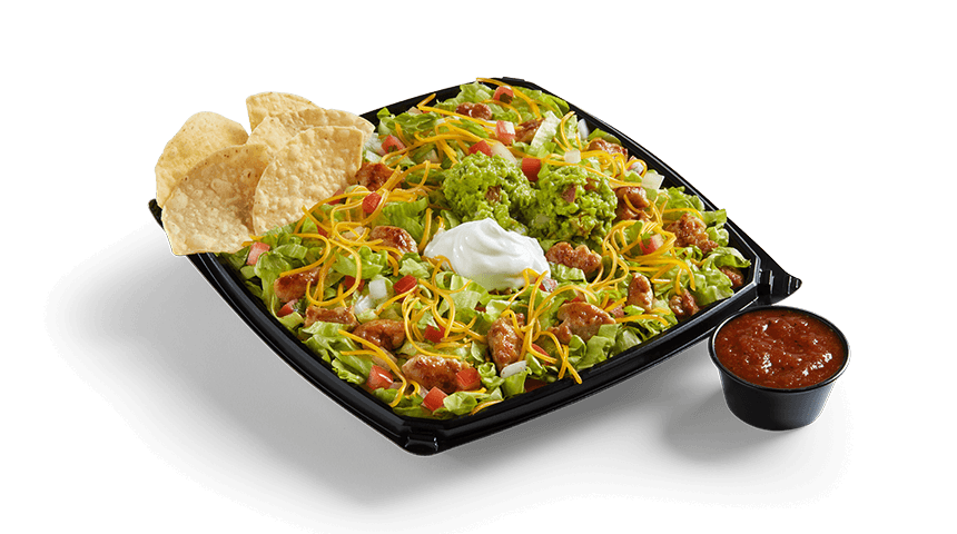 Grilled Chicken Taco Salad With Fresh Guac