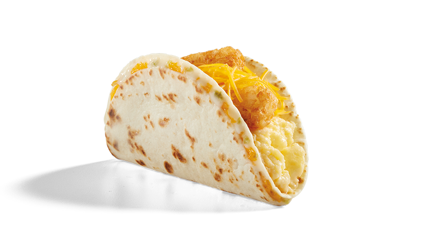NEW Hashbrowns, Egg & Cheese Stuffed Quesadilla Breakfast Taco