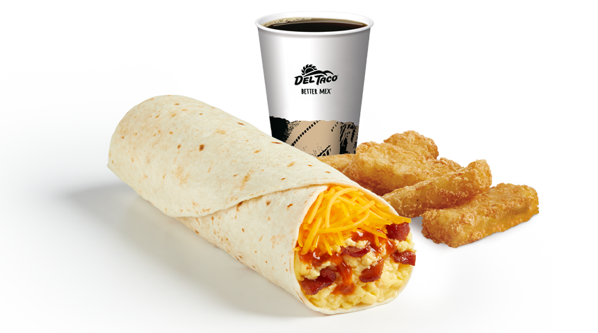 (#16) Bacon Breakfast Burrito Meal