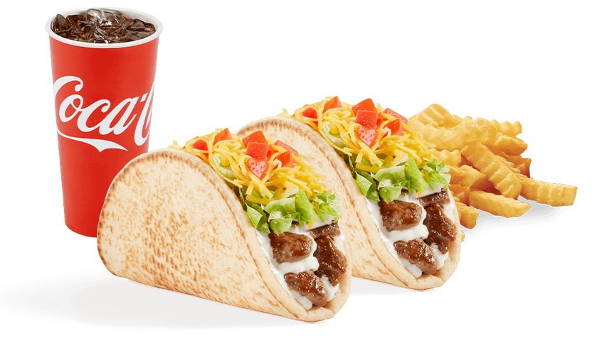 Carne Asada Steak Big Fat Taco Meal