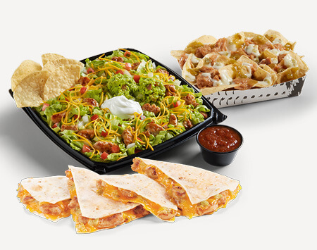 Image for QUESADILLAS, NACHOS & SALADS category link