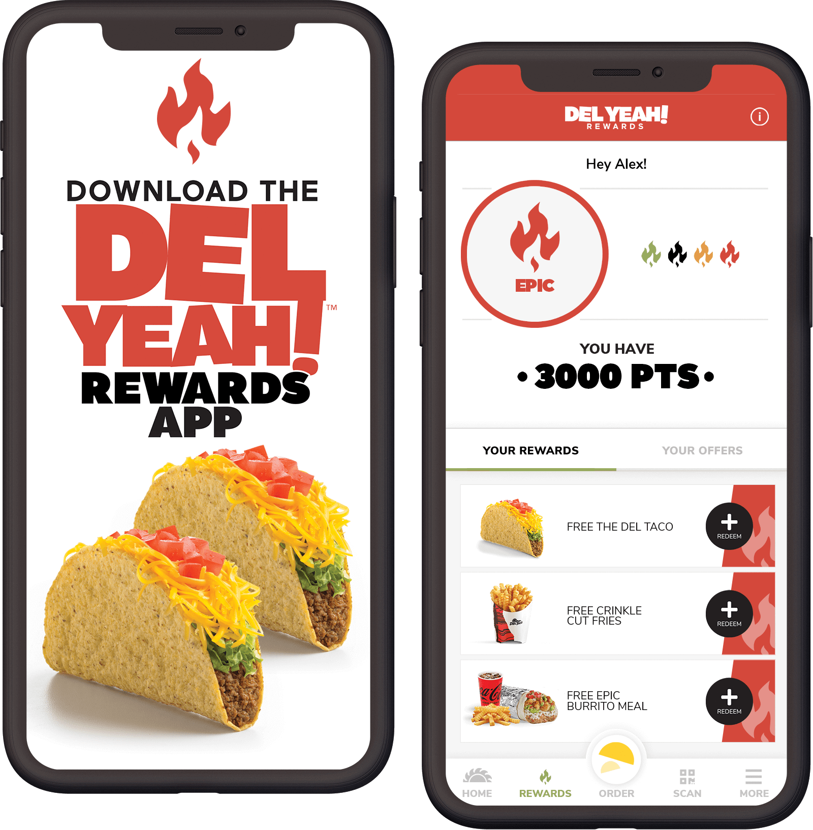 Download The New Del Yeah Rewards App