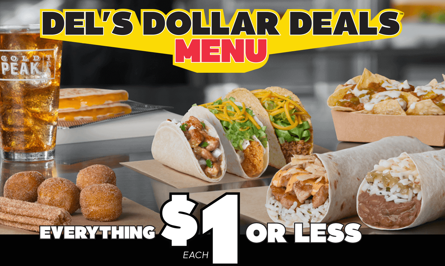 Del taco menu price