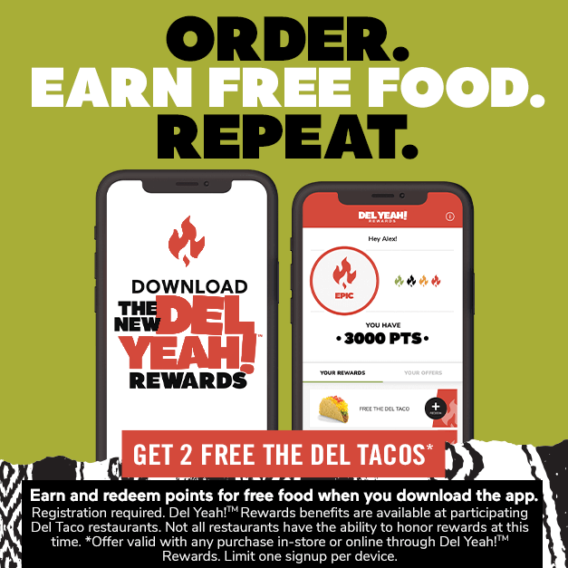 Order. Earn Free Food. Repeat.