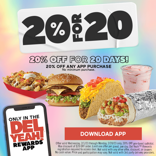 20% for 20 Days